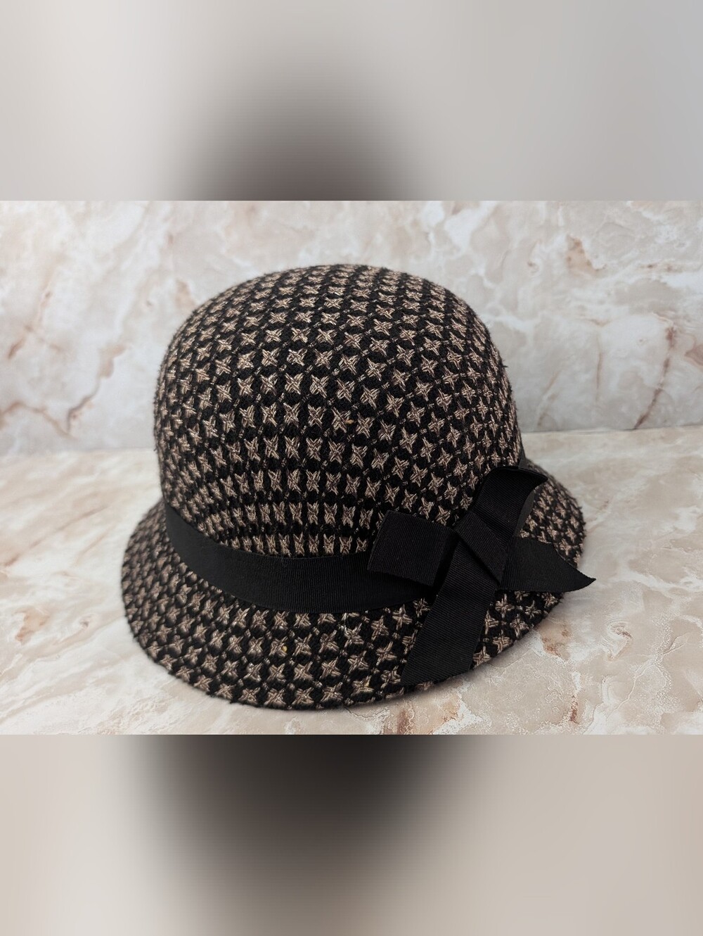 Scala Pronto Woman's Hat with Black Ribbon